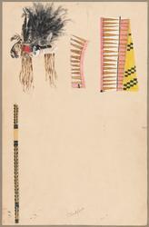 Drawing relating to the "American Indian" series of designs