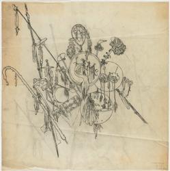 Drawing relating to the "American Indian" series of designs