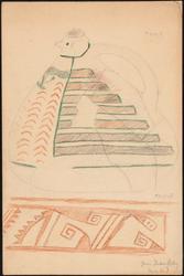 Drawing relating to the "American Indian" series of designs