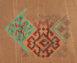 Drawing relating to the "American Indian" series of designs