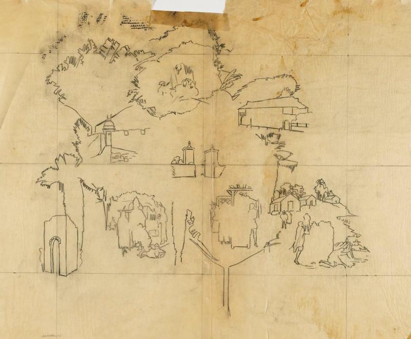 Drawing relating to the "Early American" series of designs