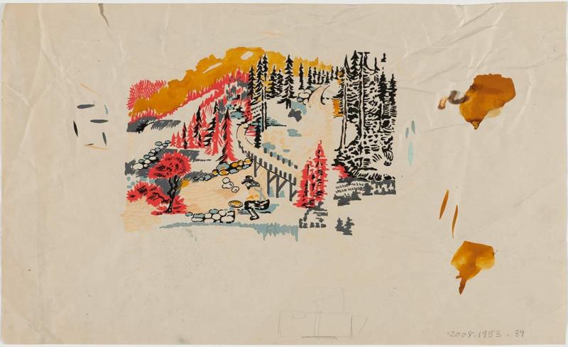 Drawing relating to the "Early American" series of designs