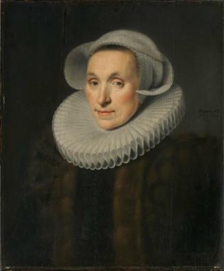 Sara van Bosschaert (version of 3/4-length portrait in the Prinsenhof, Delft)