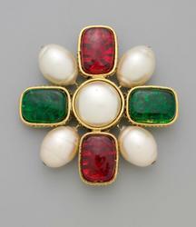 Maltese-cross brooch