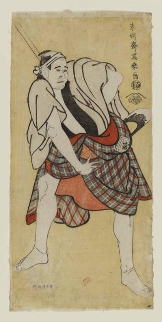 Actor Ichikawa Tomiemon as Inokuma Monbei