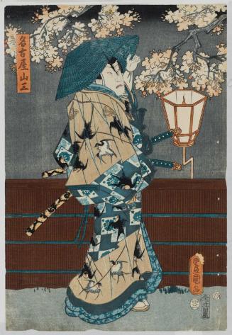Actor Bandô Takesaburô I as Nagoya Sanza