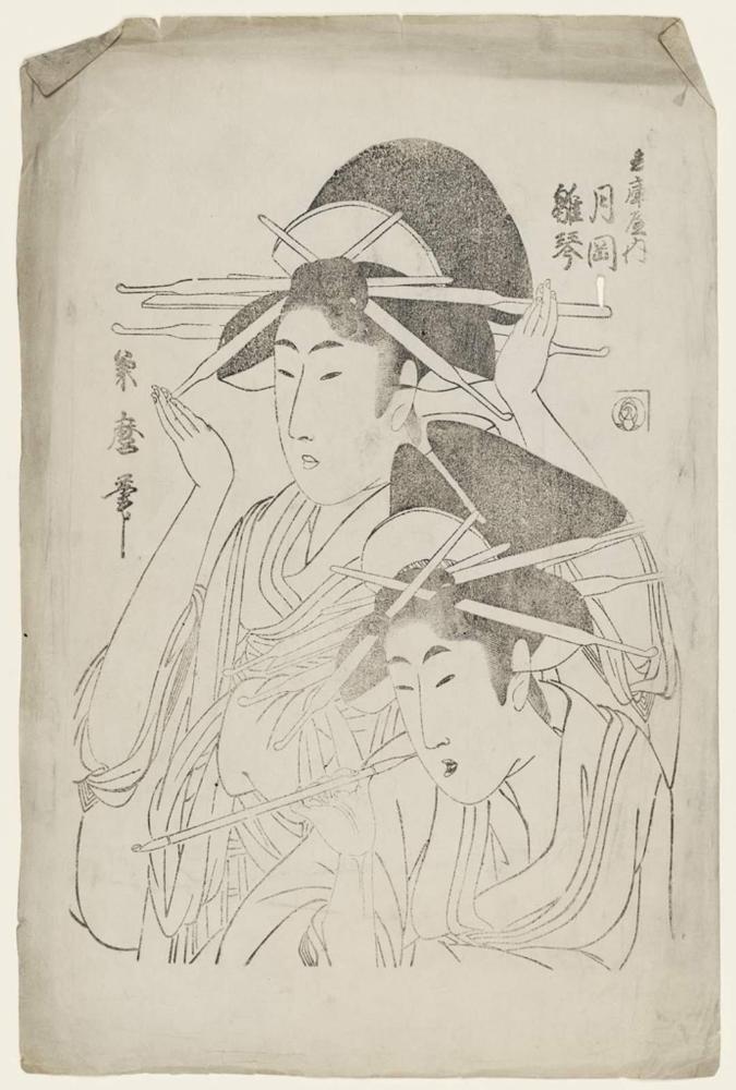 Tsukioka and Hinakoto of the Hyôgoya