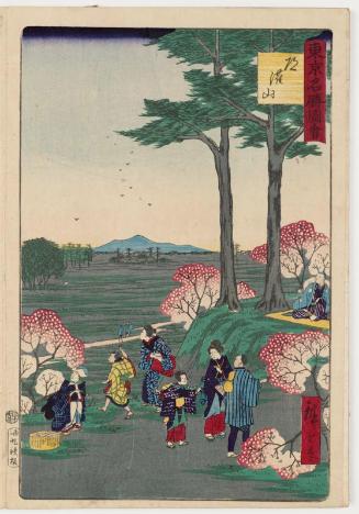 Dôkan Hill (Dôkan-yama), from the series Famous Places in Tokyo (Tôkyô meisho zue)