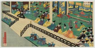 The Mansion of Lord Yoritomo (Yoritomo kô yakata no zu)