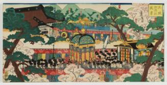 View of the Palace and the Kamo Shrine (Ôjô Kamo no yashiro fûkei)