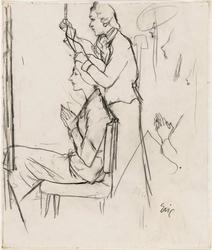 Woman with folded hands