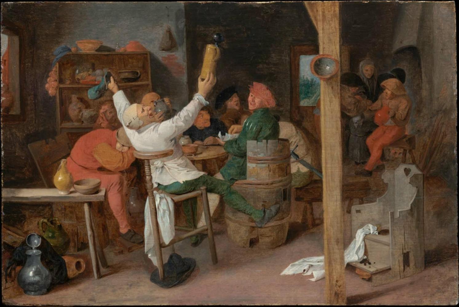 Peasants Carousing in a Tavern