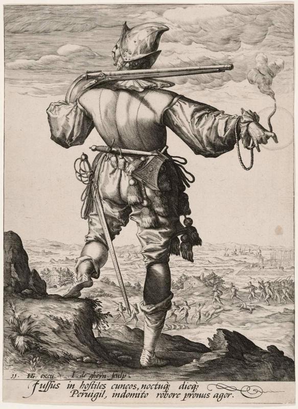 Helmeted Musketeer (Plate Eleven)