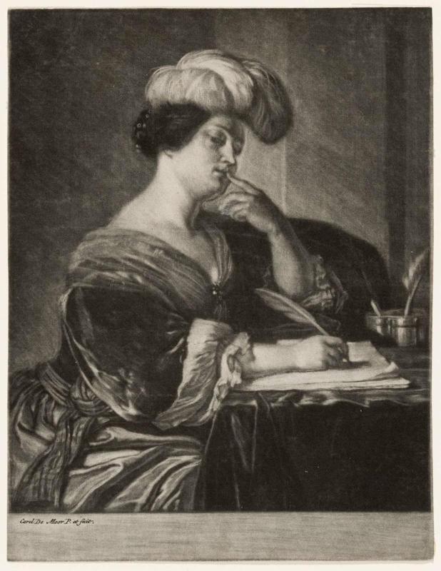 Portrait of a Writing Lady
