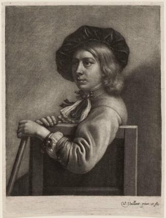 Boy with a Beret, Sitting on a Chair