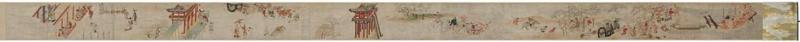 Minister Kibi's Adventures in China (Kibi daijin nittô emaki), scroll 1