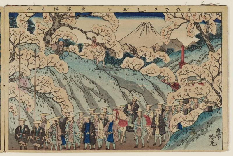 The Old Man Who Made Cherry Trees Bloom (Hana sakashi jiji), from the album Tawamure-e (Playful Pictures)