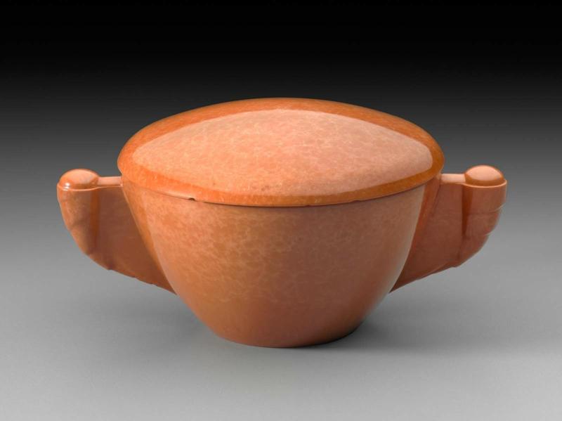 "Color Flyte" sugar bowl with lid
