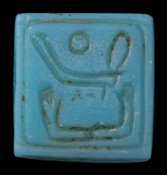 Plaquette inscribed for Ahmose on one side and Amenhotep I on the other