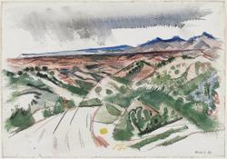 Nearing Santa Fe from Taos