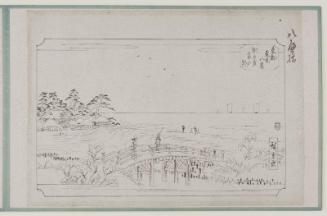 Morning after Snow at Susaki (Susaki yuki no asa), from the series Eight Views of Snow Scenes in the Eastern Capital (Tôto yukimi hakkei)