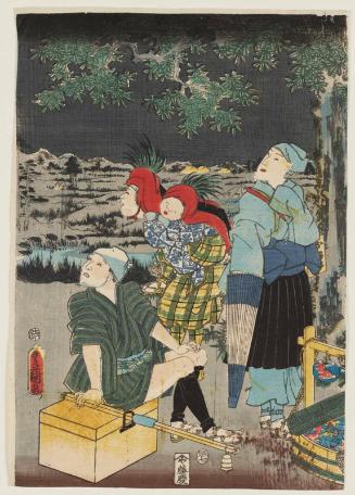 The Sixth Month (Minazuki), from the series Genji in the Twelve Months (Genji jûnikagetsu no uchi)