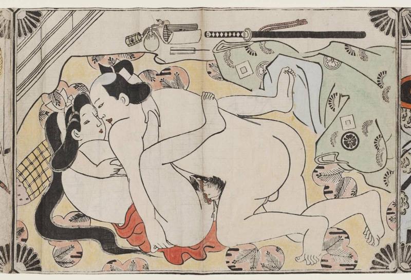 Courtesan and Wealthy Merchant, from an untitled erotic series