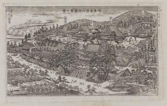 Detailed View of Spring Scenery at Kachôzan in Eastern Kyoto (Rakutô Kachôzan saizu haru no kei)