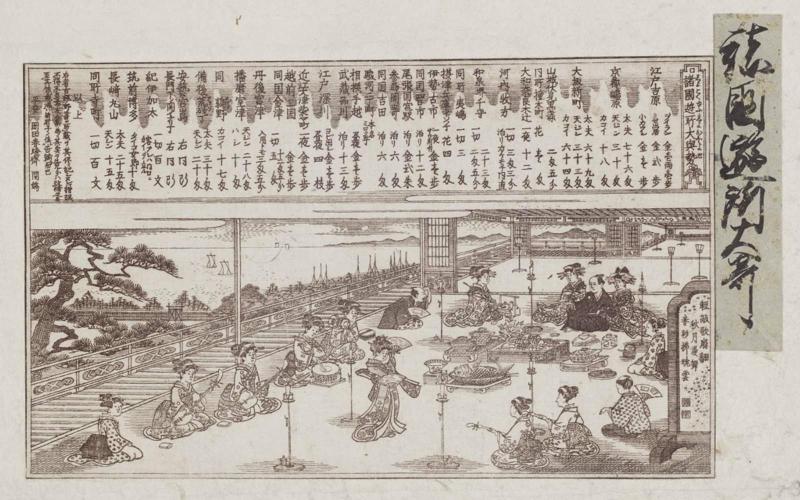 A Gathering of the Pleasure Quarters of the Various Provinces (Shokoku yûsho ôyose)