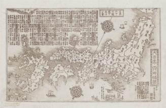 The Sixty-six Provinces of Japan, with Their Castle Towns and Principal Shrines (Nihon rokujûrokkakoku jôka narabi ni ichinomiya)