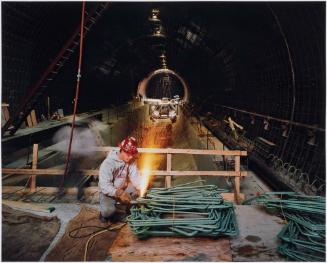 The Ted Williams Tunnel (Steelworker), from "Portfolio I: The Big Dig"