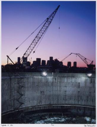 Cofferdam, Ted Williams Tunnel, from "Portfolio I: The Big Dig"