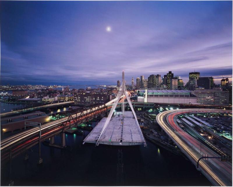 One Half of the Zakim Bridge, from "Portfolio I: The Big Dig"