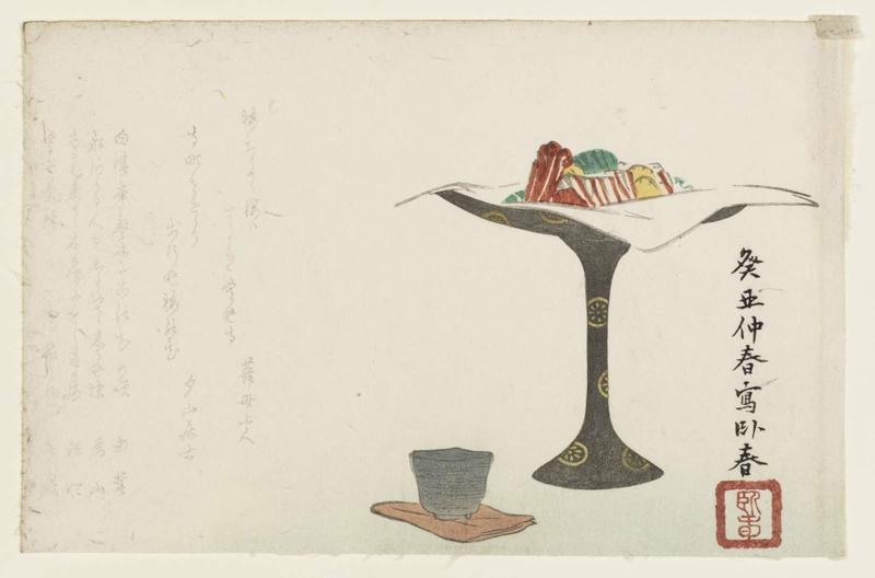 Teabowl and Tray of Candy