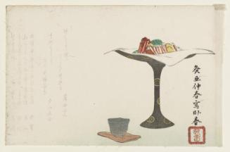 Teabowl and Tray of Candy