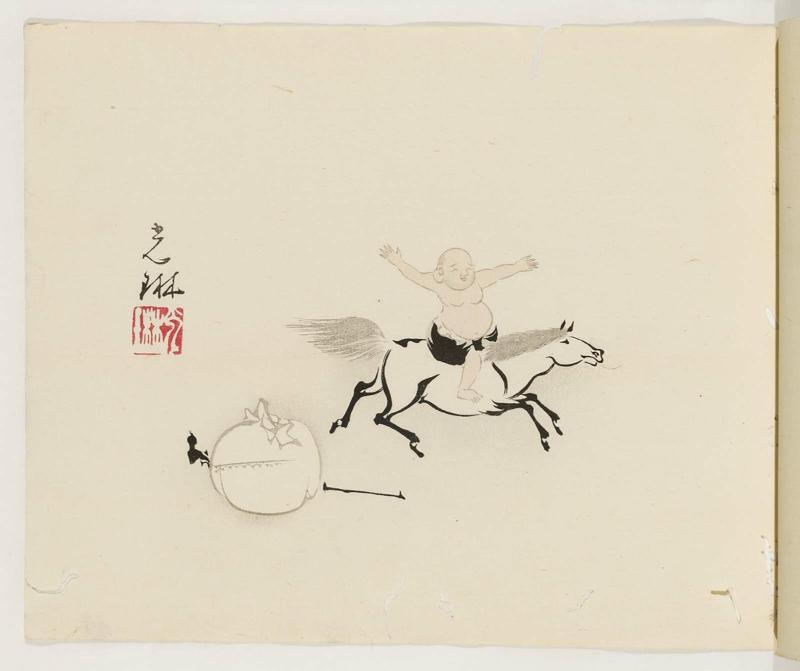 Hotei Riding Horse