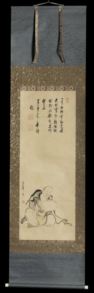 Priest Reading a Sutra