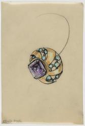 Earring design for Seaman Schepps