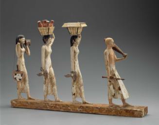 Model of a procession of offering bearers ("The Bersha Procession")