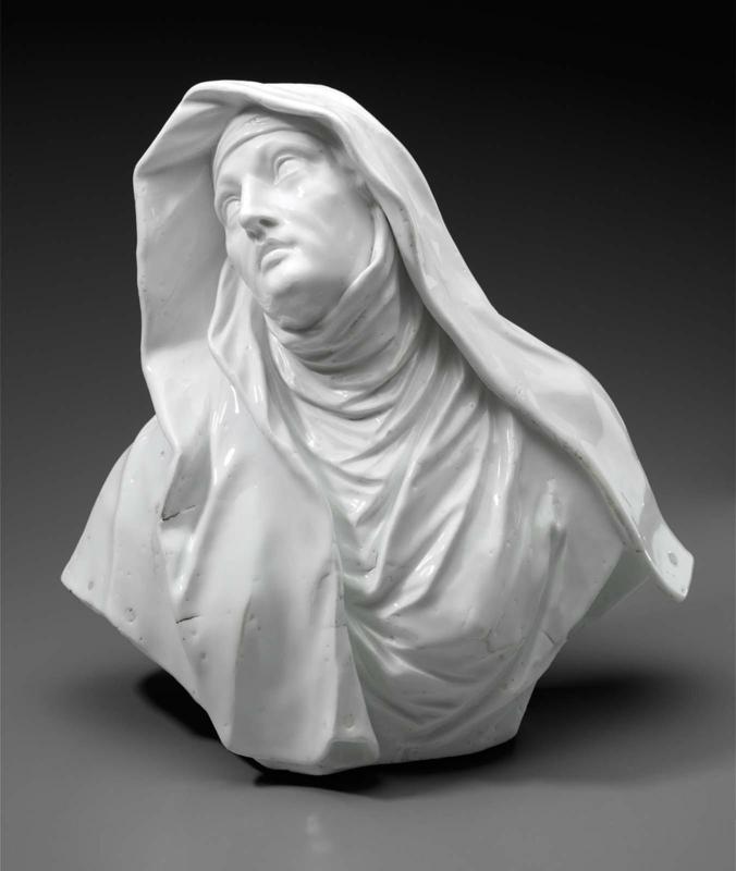 Bust of a female saint