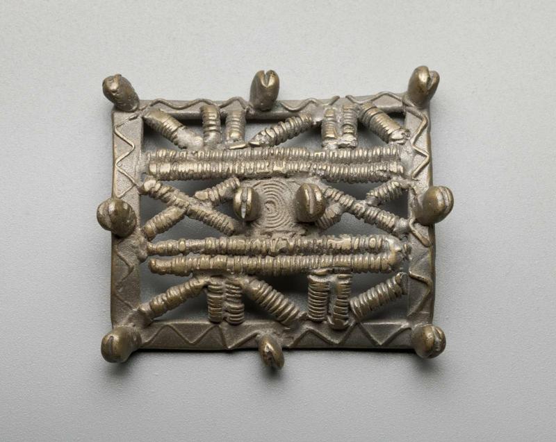 Gold Weight in the form of a Shield