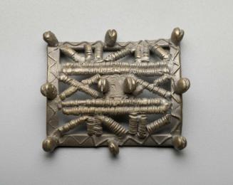 Gold Weight in the form of a Shield