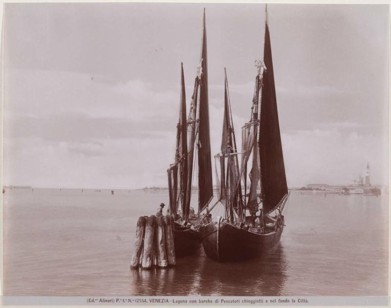 Venice, Lagoon with Fishing Boats