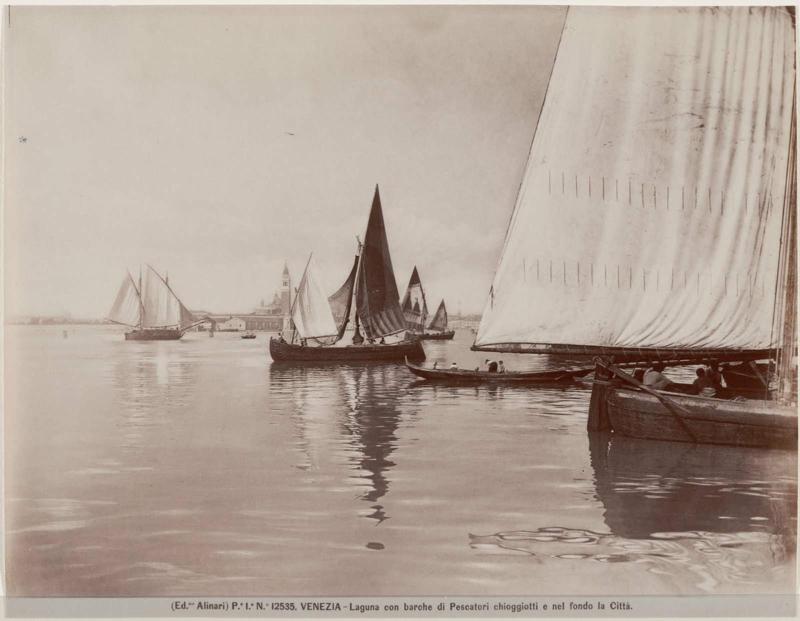 Venice, Lagoon with Fishing Boats
