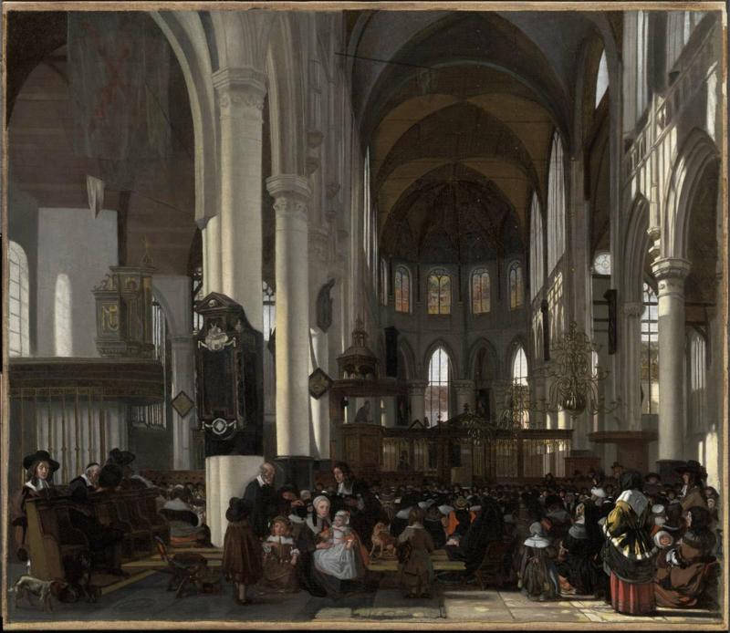 Interior of the Oude Kerk, Amsterdam
