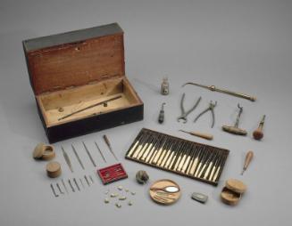 Box of dental tools