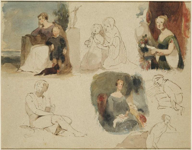 Sheet of Figure Studies