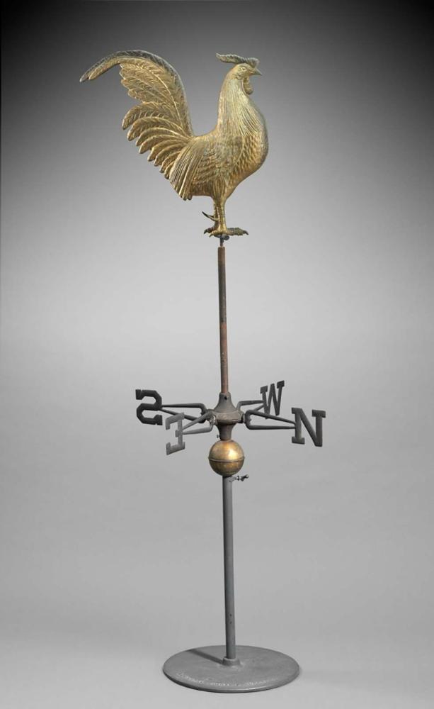 Rooster weather vane