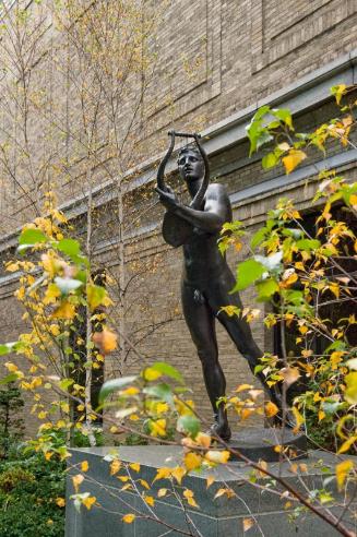 October 27, 2010; Statue (01.5658.1) in Northwest exterior landscape (EX03)