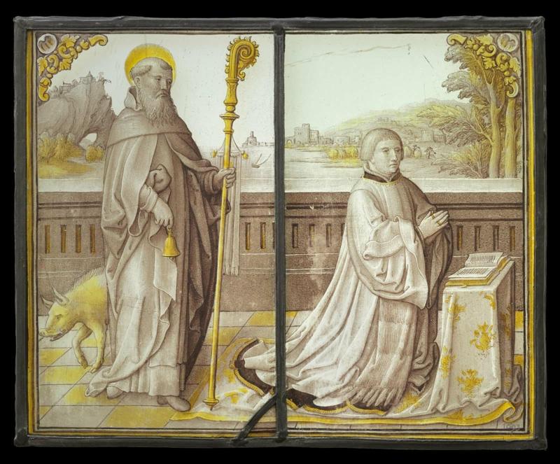 Saint Anthony Abbot and Donor